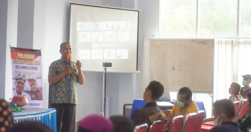 Opening ceremony with the mayor of Baubau City